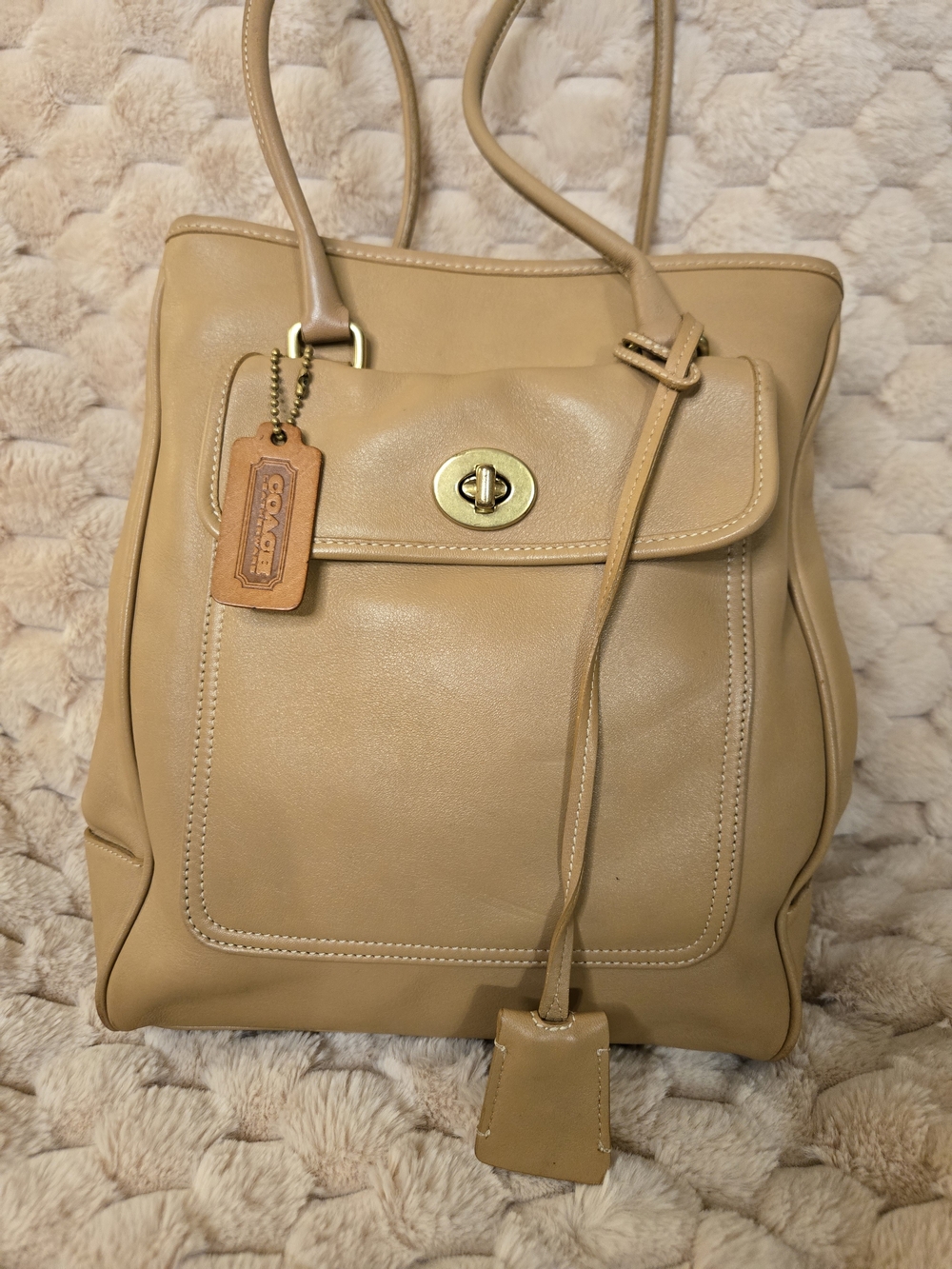 RARE Coach Penelope Paper Bag Tote #9714